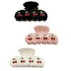 Elegant Designs Cherry Hair Claw Hair Styling Accessory Enhances Overall Lookings For Youth Women Fashion Enthusiasts