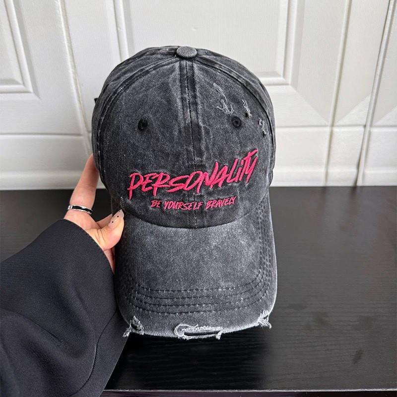 Embroidery Letter Personalitu Classic Cap Protection Breathable Material Cotton