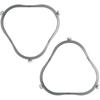 Pack of 2 Replacement Microwave Glass Tray Supports Ensuring Smooth Rotation and Stability Microwave Plate Support Rings