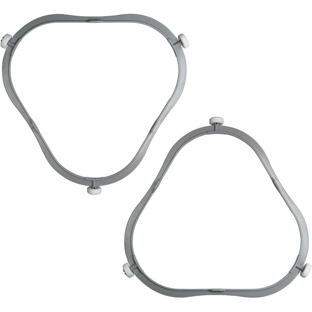 Pack of 2 Replacement Microwave Glass Tray Supports Ensuring Smooth Rotation and Stability Microwave Plate Support Rings
