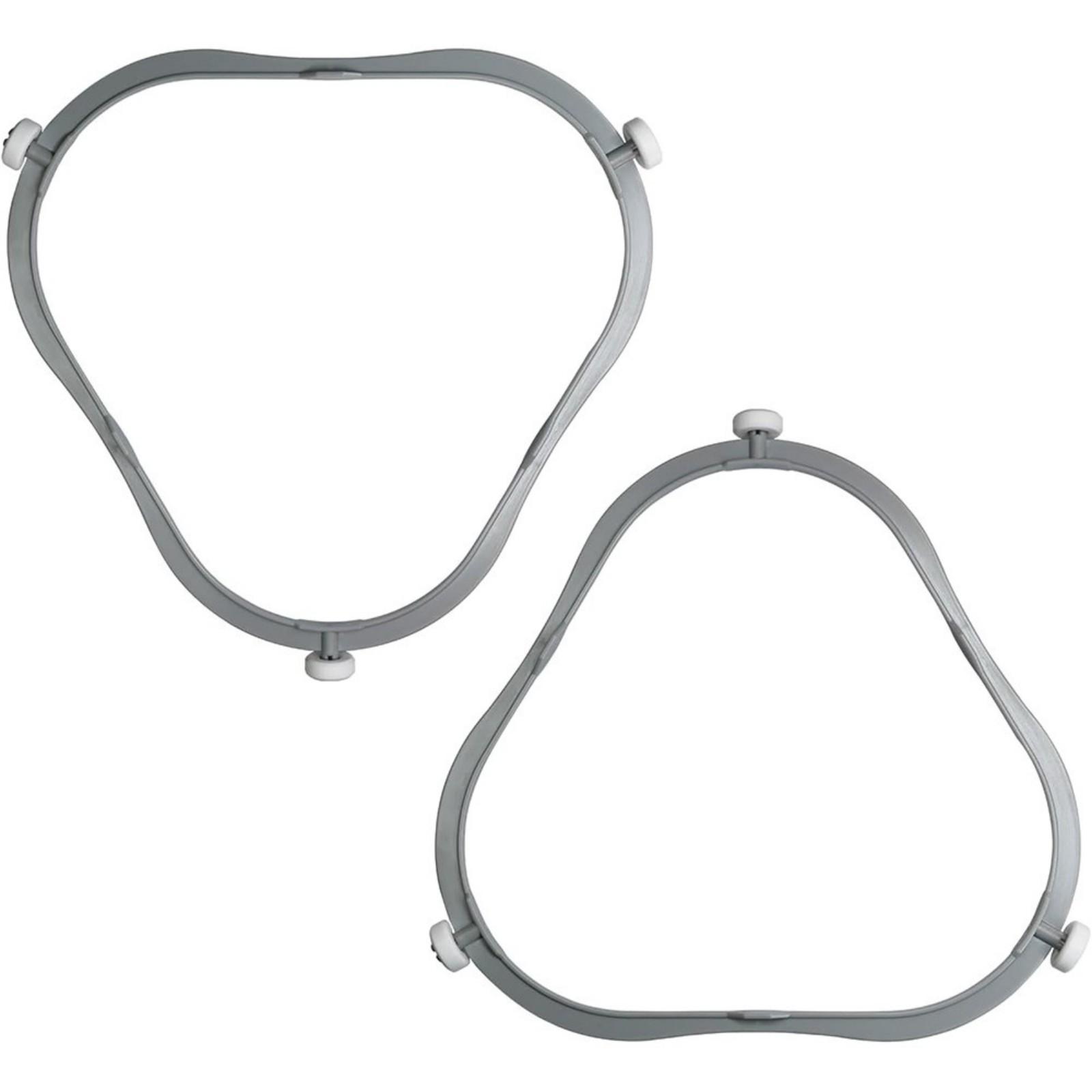 

Упаковка из 2 подставок для поворотного стола микроволновой печи, подставка для стеклянного поддона, подставка для тарелки микроволновой печи для различных моделей для равномерного нагрева