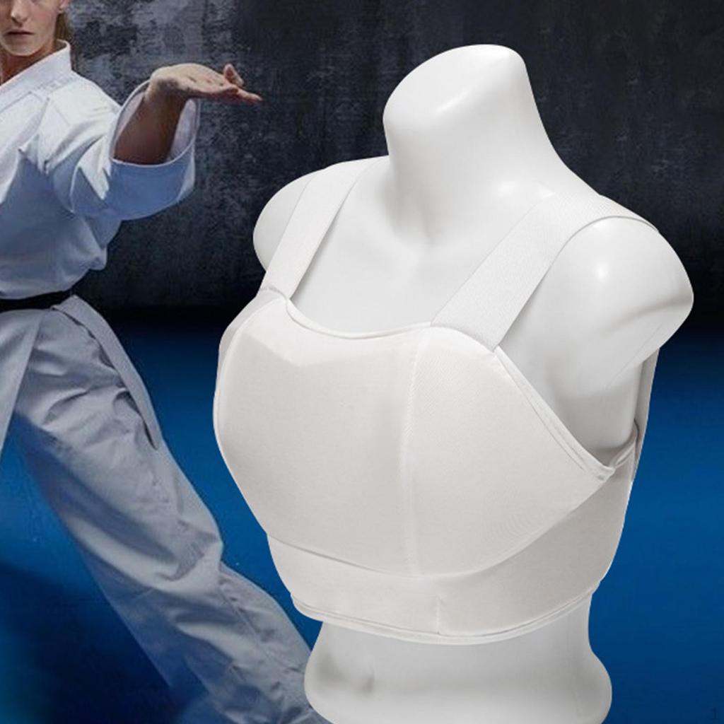 Karate Chest Guards Vest for Women Female Protector Breast Breathable Accessory