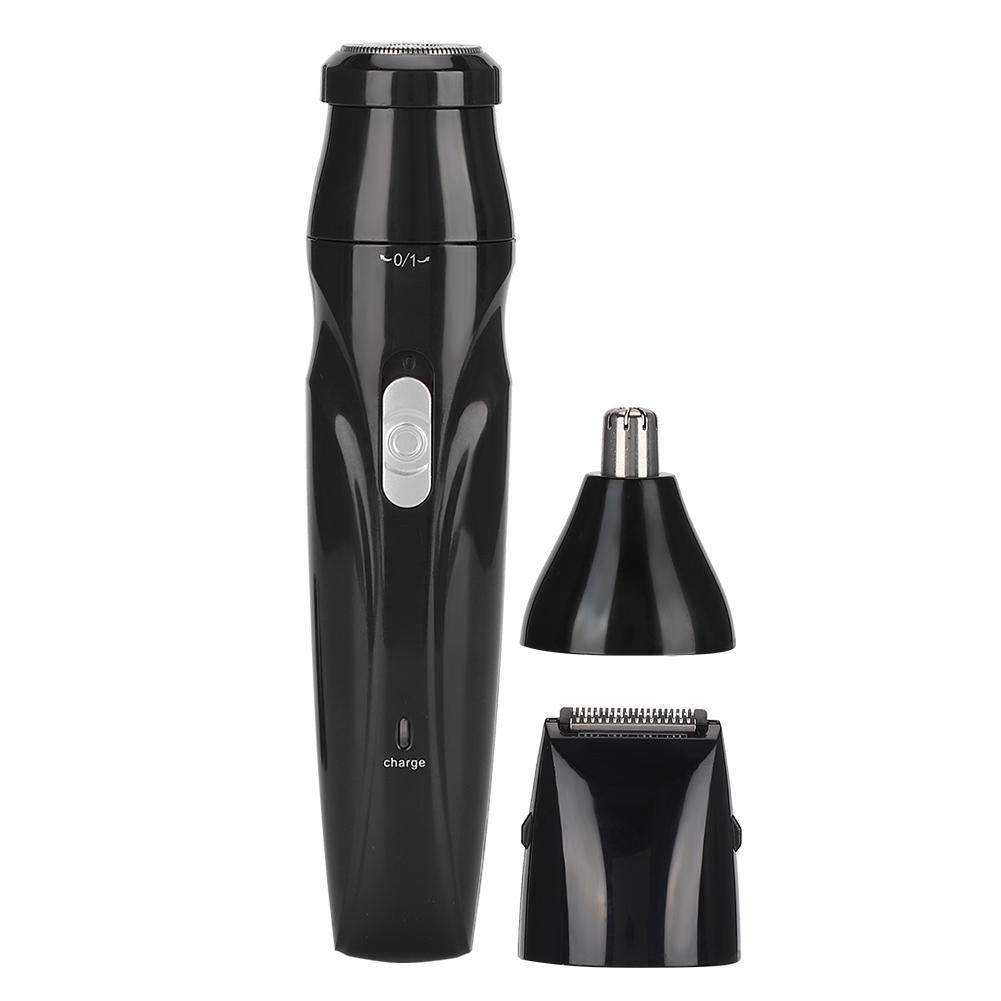 

SPORTSMAN Мужской электрический триммер для волос в носу и бакенбардах, USB-инструмент для бритья волос, черный