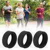 3PCS Silicone Ring Covers for Smart Ring Scratch Resistant Skin Friendly Elastic Ring Protector Protective Sleeve Black M for Size 11 12 13