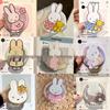 Miffy Rabbit MagSafe-Compatible Stand: Cute Cartoon Design with Super Strong Magnetic Adsorption and Retractable Airbag for Trendy Desktops.