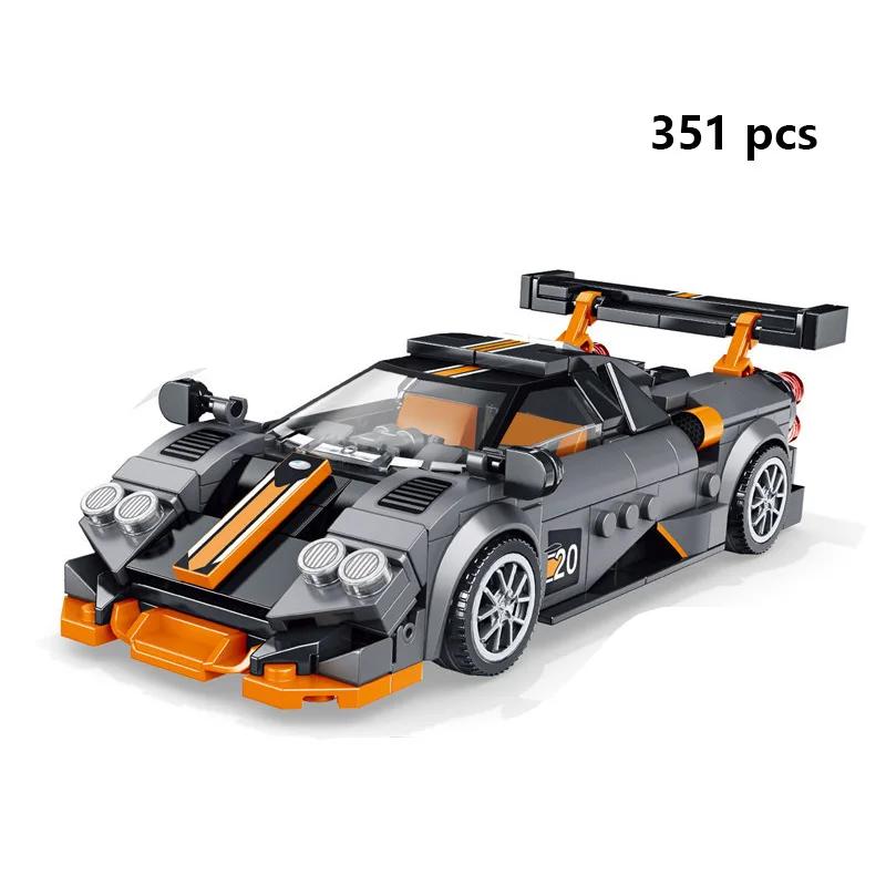 Technical Car City Speed  Sports Car Building Blocks Carro Rennau Voiture Vehicle MOC Educational Construction Toy