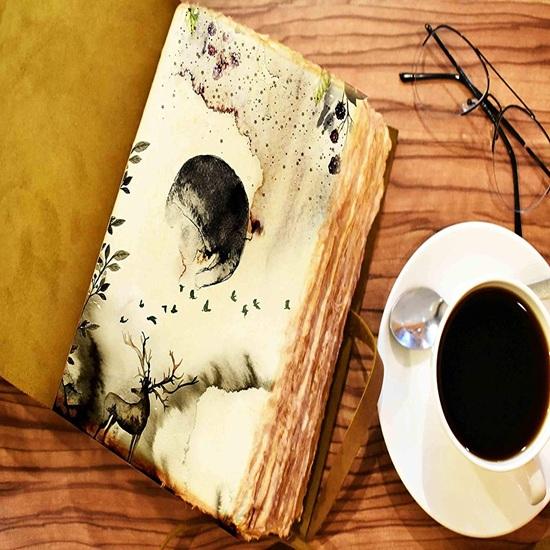 Handmade Leather Journal with 100% Recycled Antique Paper Travel Diary Handcrafted Notebook for Writing Sketching