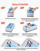 VEVOR Shoe Cover Dispenser Fits Up to US 11 / EU 44 with 100 Disposable Plastic Covers
