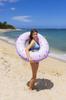 IGARASHI 90cm Inflatable Ring Makeup Inflatable Ring with Rope and Quick Buoyancy New Valve Design RLE-90E [Easy Plug]