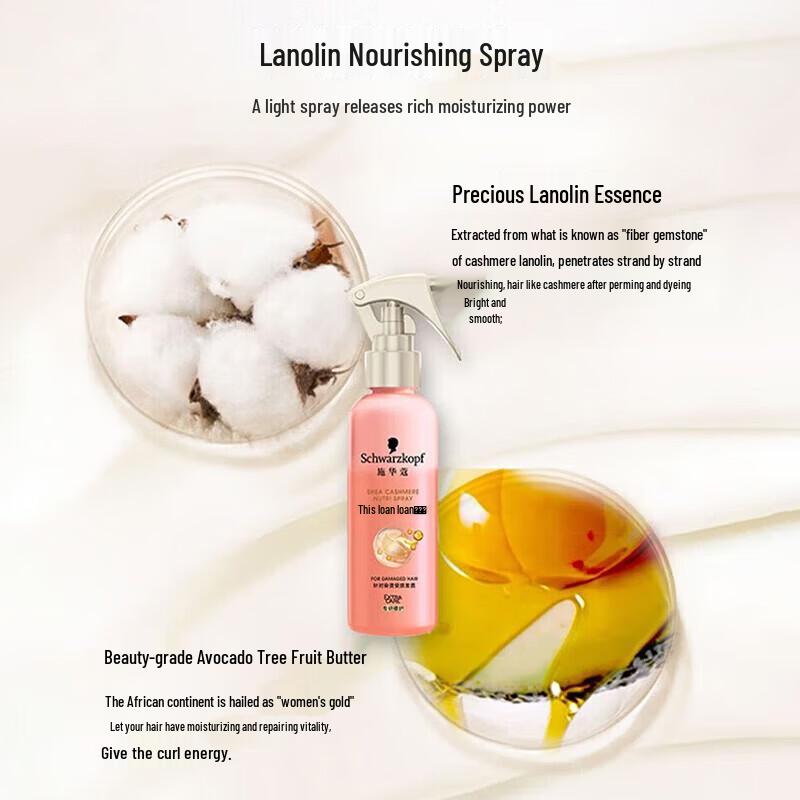 Schwarzkopf Cashmere Nutritive Spray and Hydro-Collagen Repair Spray Set