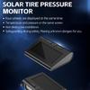 Car Tire Pressure and Temperature Monitor Solar Power 4 External Sensors Real Time Alerts Real Time TPMS Monitor