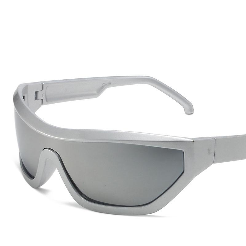 

Солнцезащитные очки Wrap Around для велоспорта, спортивные солнцезащитные очки в стиле стимпанк, мужские модные цельные очки без оправы, женские очки, модные очки