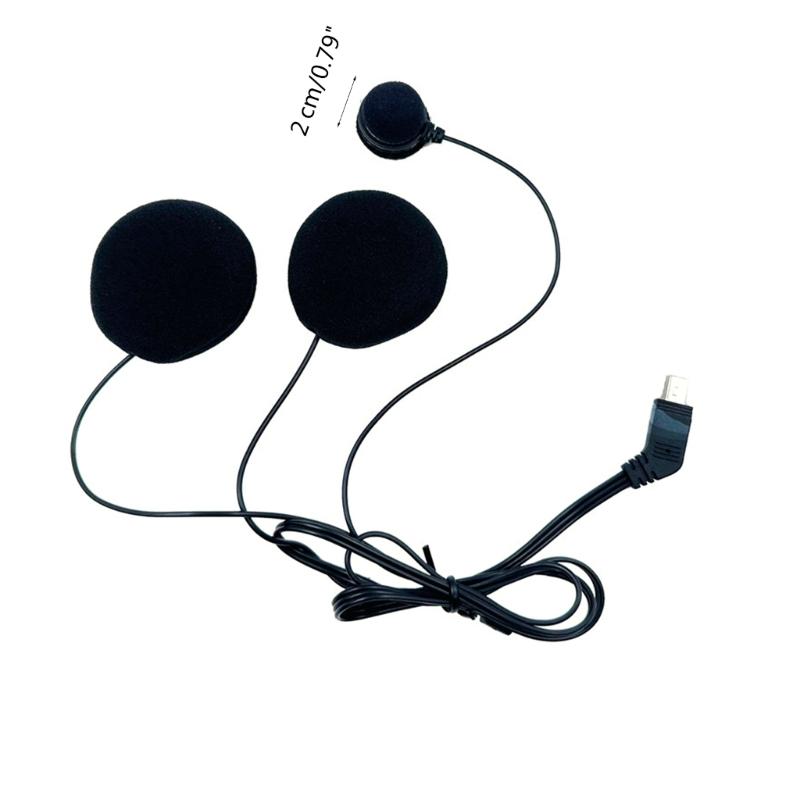 10Pin Helmet Headset Switching Corded Microphone, for all full-face helmet/Modular Helmet Headset for FDC VB/T-COMVB