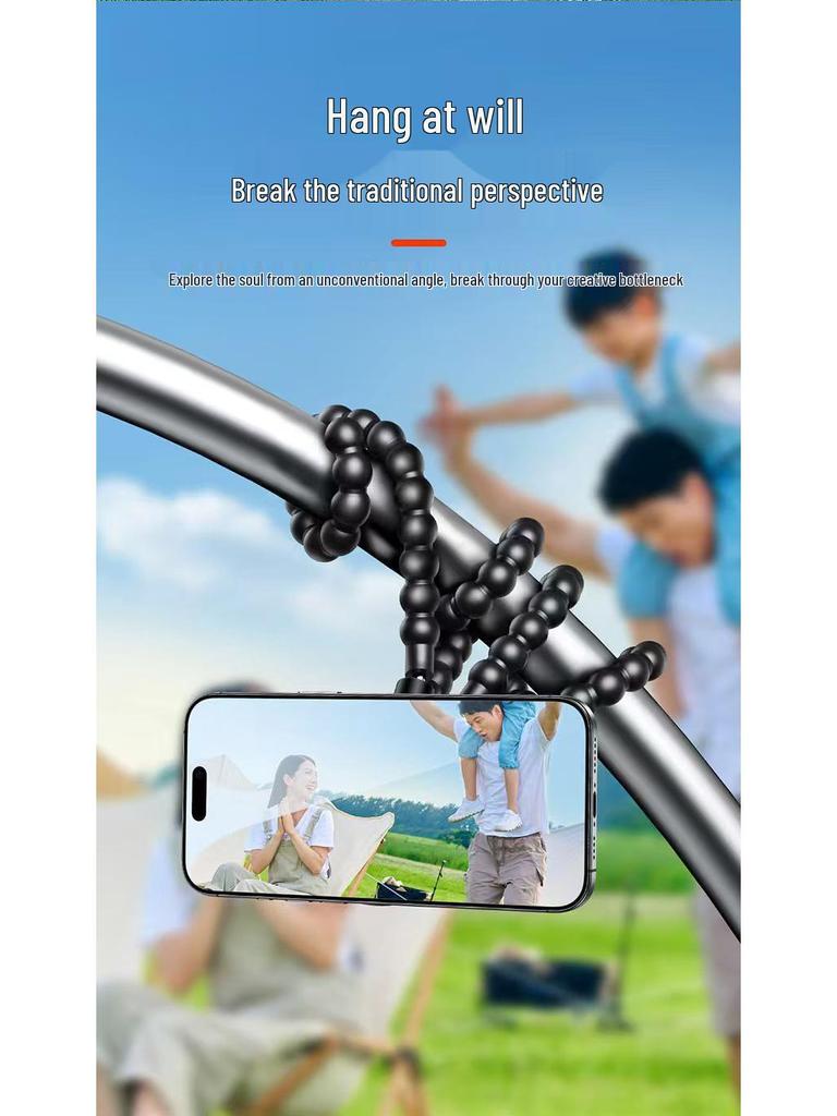 Kompaktní Všestranný Stativ Chobotnice a Držák na Mobilní Telefon