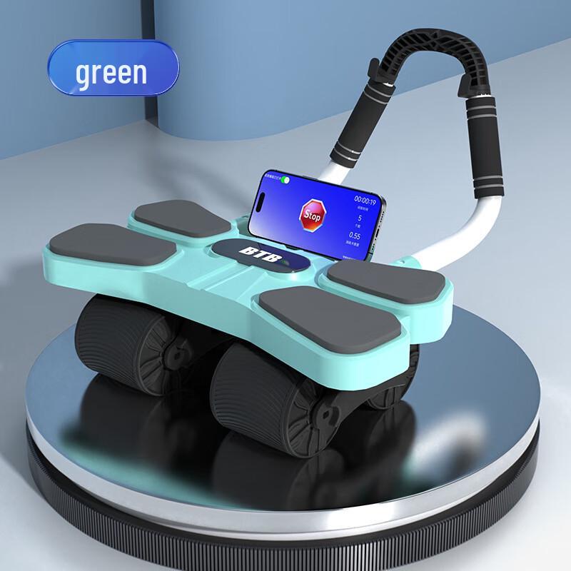 WEZHO Automatic Rebound 4-Wheel Ab Roller