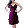 Women Sexy Spaghetti Strap Lace Hem Dress Nightdress Nightwear Sleepwear