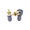 1 Stück Cinch-Stecker L/I-Typ HIFI Cinch-Klemmen Kupfer Vergoldet Audioverstärker Cinch-Stecker Unterstützt bis zu 6,5 mm Kabel