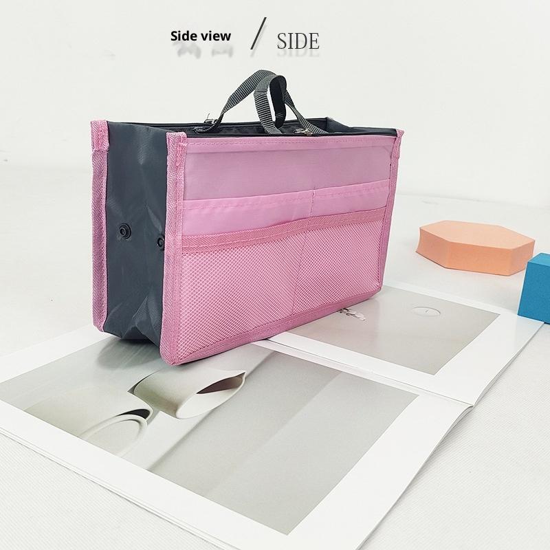Multi Functional Large Capacity Makeup Bag Portable Double Zipper Toiletries Travel Storage Bag Mommy Bag Multi Pocket Cosmetic