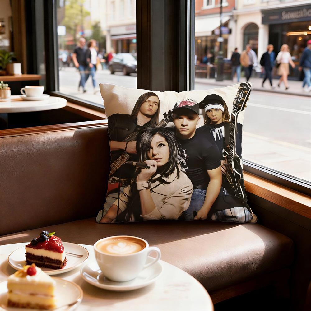 Music Tokio Hotel Cushion Cover Decorative Cushions Covers Cover Sofa X Pillow Piece X X Pillowcase