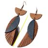 Creative PU Leather Earrings: Diverse Styles & Shapes for Unique Personality