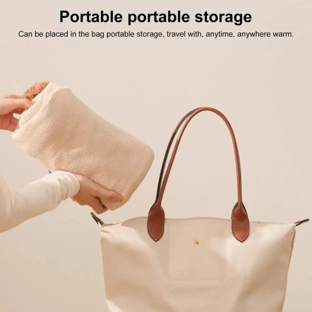 Soft Zippered Electric Blanket with Hat Adjustable Washable Warm Heating Scarf Foldable 3 Heat Levels Body Warmer Wrap
