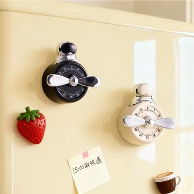 Pilot Magnetic Timer Kitchen Mechanical Reminder Cooking Timer Cooking Baking Countdown Alarm Clock