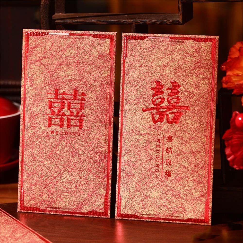 6pcs Chinese Style 2026 Horse Year Red Envelope Paper Lucky Money Packets  Lunar New Year