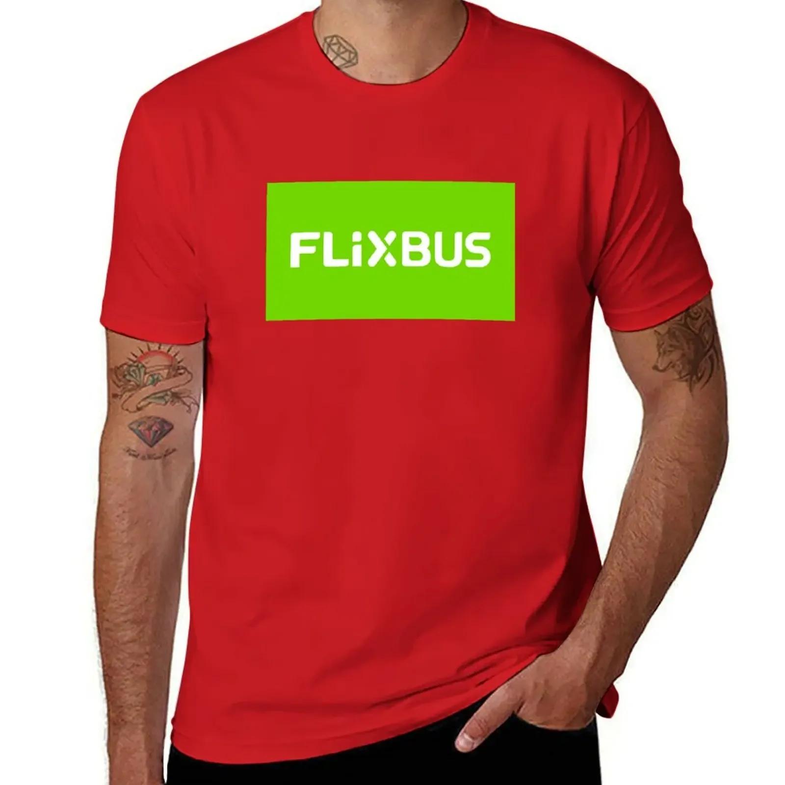 

Футболка Flixbus кастомний дизайн власної вільної футболки одяг в стилі аніме літній топ Чоловічі футболки XL