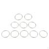 "10pcs Split Rings Key Ring Keychain Clip Holders Findings "