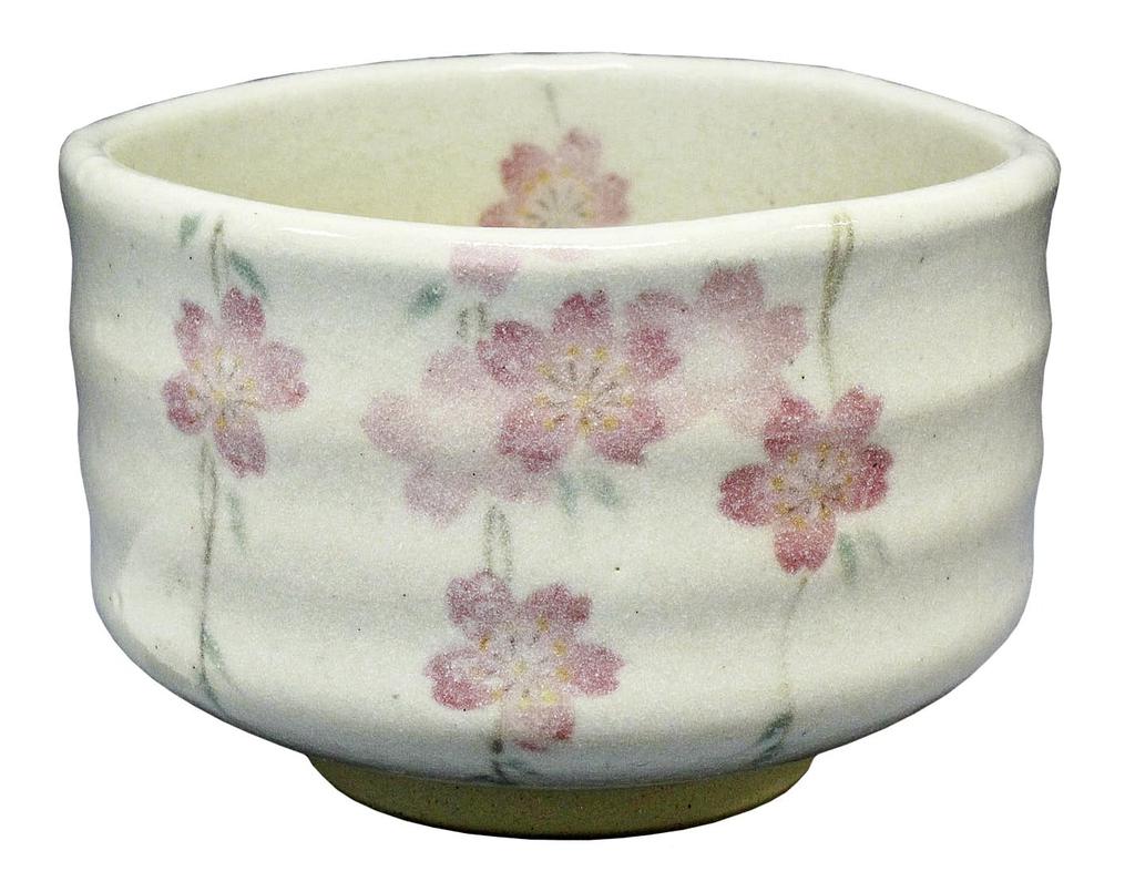 Mino ware, Shiratsuchi weeping cherry blossom, Mi 4203