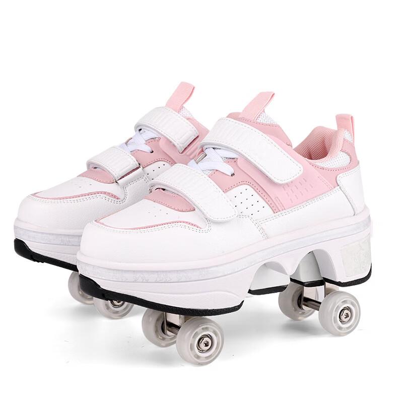 Bozong 4-Wheel Hidden Roller Skate Shoes M