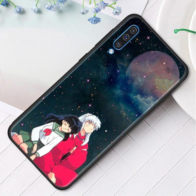 Husă de telefon Anime drăguță Inuyasha pentru Samsung Galaxy A50 A70 A10 A20e A30 A40 A20s A10s A10e A80 A90 A60 A30s Husă din silicon