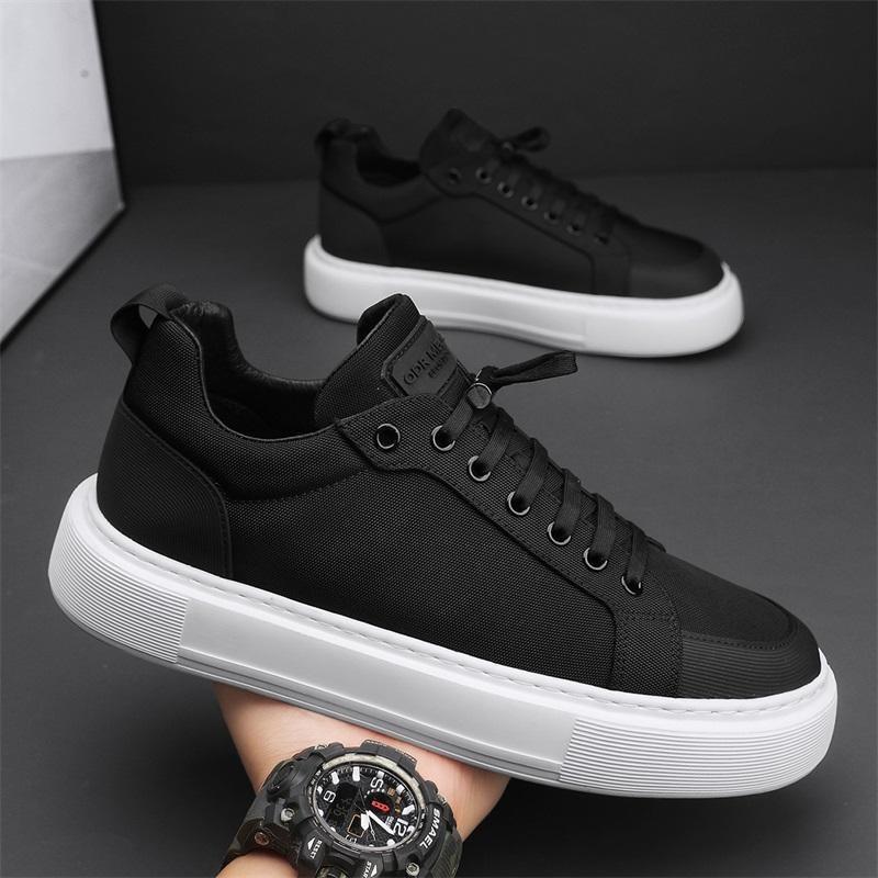 Oxford Cloth Breathable Waterproof Shoes All Black Dirt-resistant Casual Canvas Shoes Repair Workshop Non-slip Board Shoes