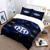 Blue snakes and logo. Bedding sets Duvet cover sets Duvet covers Pillowcases(1 * Duvet Cover 2 * Pillowcases without duvet insert)