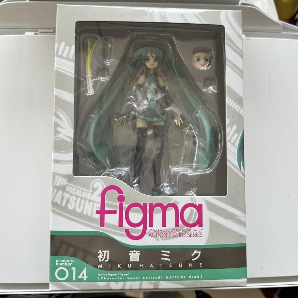 1 Stück Hatsune Miku Serie Anime 15cm Figur Figma 014 Virtueller Sänger Schüttel Lauch Schönes Mädchen Miku Action Figur Schreibtisch Geschenk