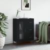 VidaXL Black Buffet 69.5x34x90 Cm Engineered Wood 828053