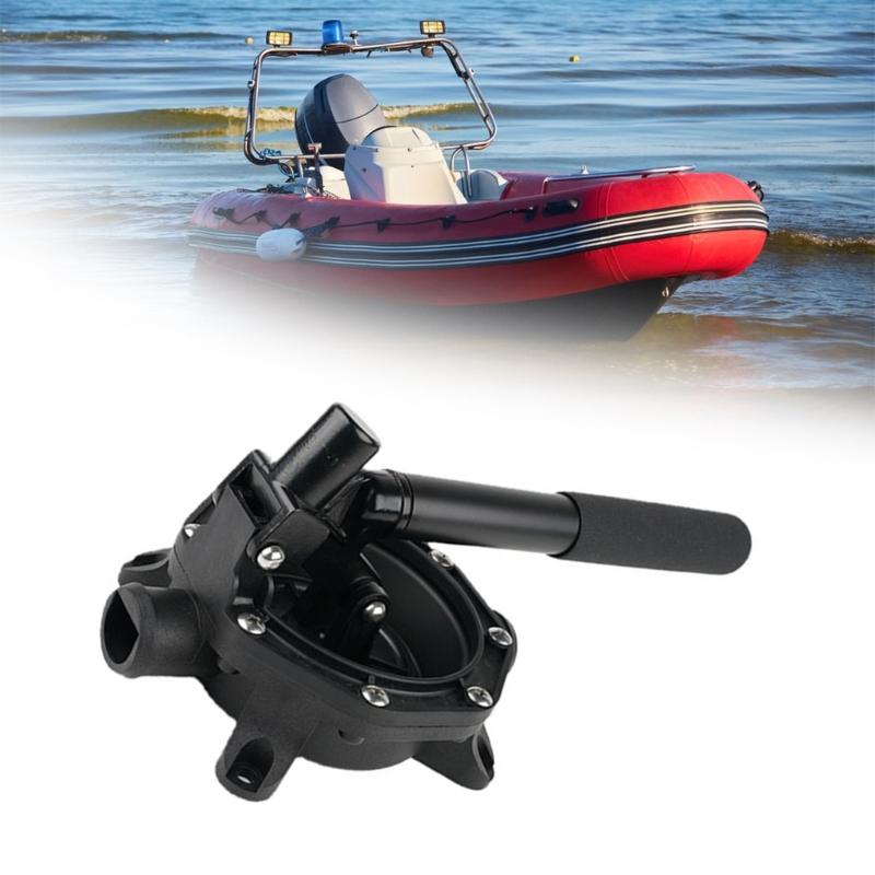 User Friendly Hand Operated Bilge Pump For Fast Water Drainage In Boats And Kayaks Leakproof Marine Manual Pump Aluminum