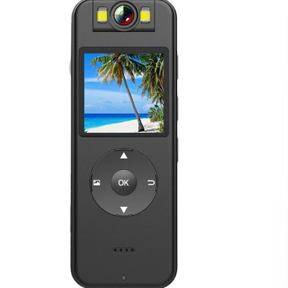 

Зовнішня панорамна спортивна камера 4K із бездротовим аудіо, інфрачервоним нічним баченням і HD-записом правоохоронних органів without memory card чорний