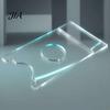 Bedroom Furniture Partition 1/2/4 Sets Clear Acrylic Wall Spacer, Protect Walls & Keep Sofa Guard Space for Curtains, Outlets, Vents, Adjustable Couch