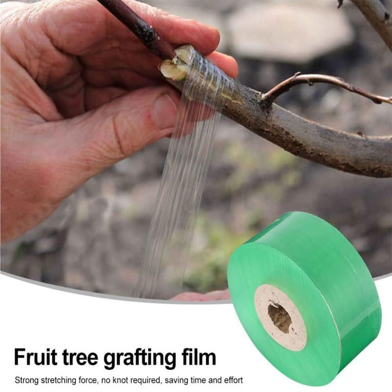 120M Self-adhesive PE Grafting Tape Film Stretchable Garden Tree Plants Seedlings Vine Tomato Grafting Accessories