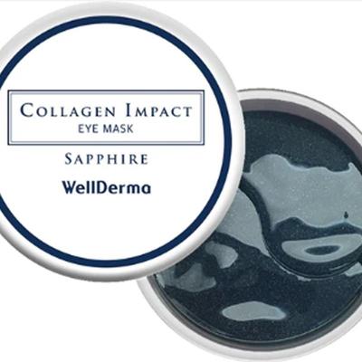 Máscara para Olhos Collagen Impact Máscara para Olhos Safira, Hidratante com Sensação de Firmeza Cuidado para a Área Sob os Olhos