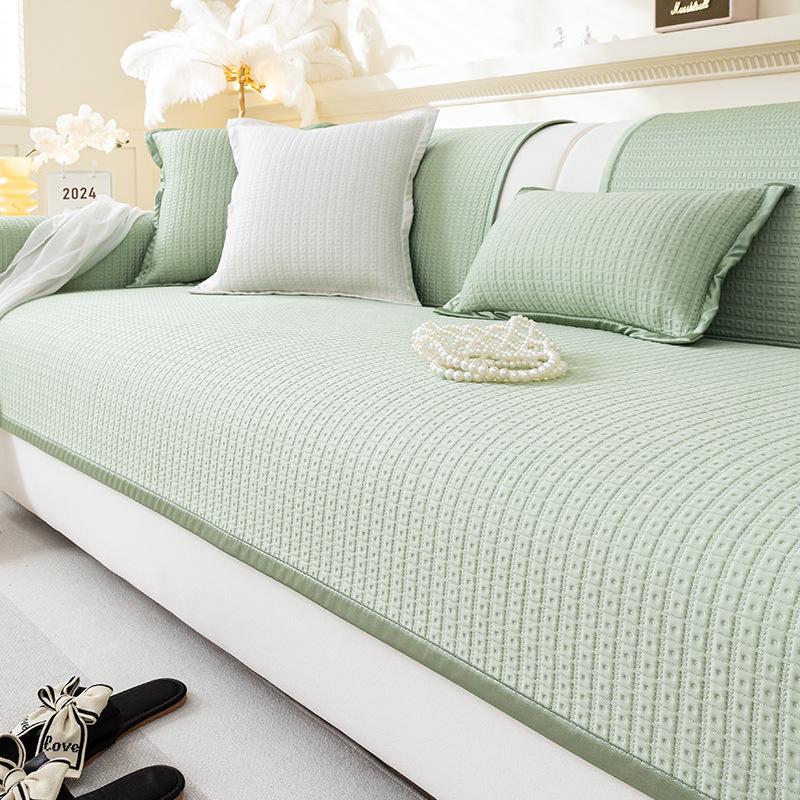 

Sofa Cushion Non-Slip Solid Color Simple Four-Season Universal Leather Sofa Cover All-Inclusive Seat Cushion Thickened Backrest Cover Cloth Towel 70*70cm