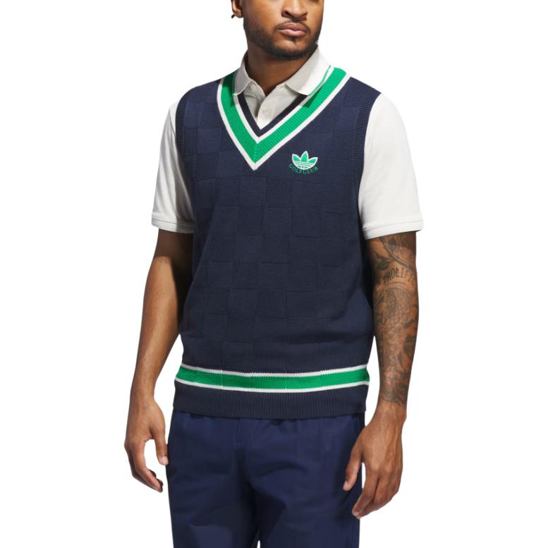Adidas Originals Golf Fashion Comfortable Skin-Friendly V-Neck Vest Men Vests JN9736