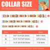 Personalized Nylon Dog Collar Custom Dogs ID Collars Engraved Name Pet Necklace Anti-lost for Small Medium Large Dogs Adjustable