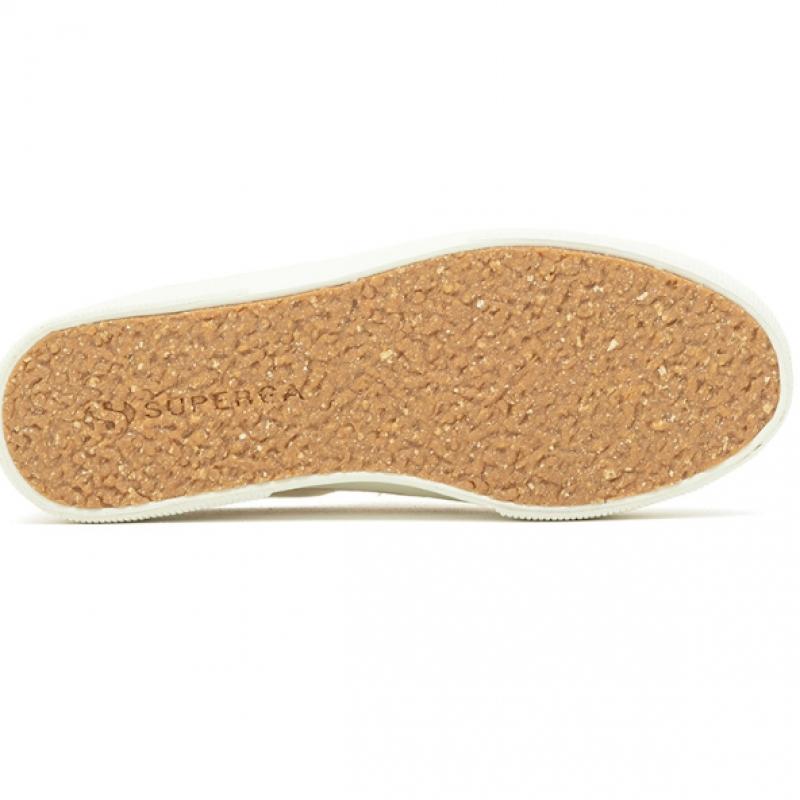 Superga 2347 Organic Slip On Patchwork Beige S2128nwa8g