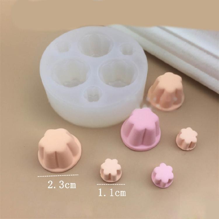 Silicone Handmade Handicrafts Molds DIY Jelly Cake Decors Fondant Puddings Molds