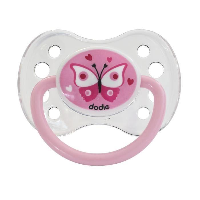 Dodie Anatomical Pacifier +6m Blue Pineapple and Green Turtle Pack of 2