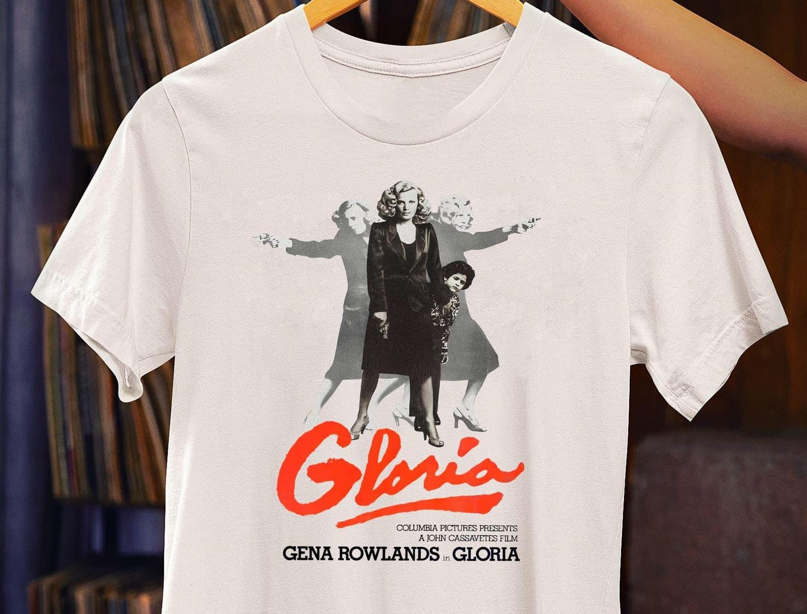 Gena Rowlands Gloria T-shirt - 80s Crime Drama Tee 4XL
