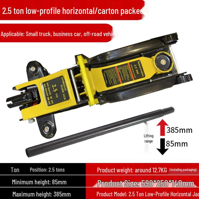 Hand-Operated Car Hydraulic Jack: 5-50 Ton Capacity for Tire Repair