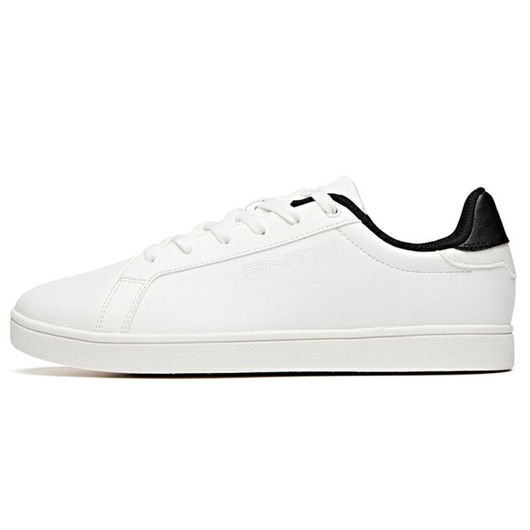 ANTA Life Series Sneakers  White Black  Men s 112018064-1 EU 43